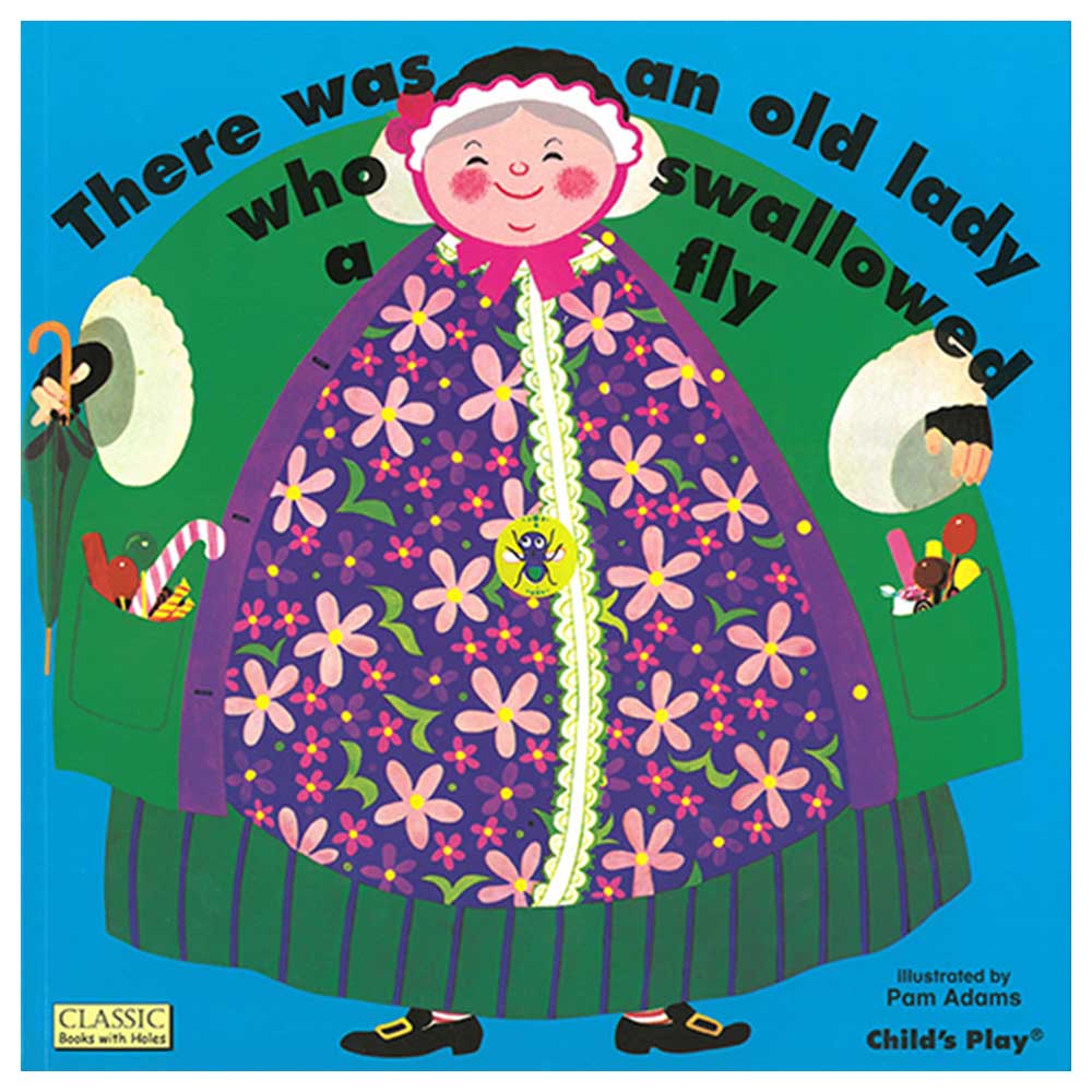 كتاب There Was An Old Lady Who Swallowed A Fly من تشايلدز بلاي