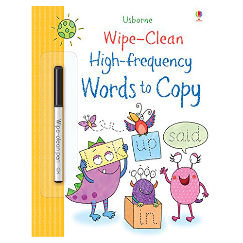 كتب أسبورن-  كتاب Wipe Clean High Frequency Words To Copy  