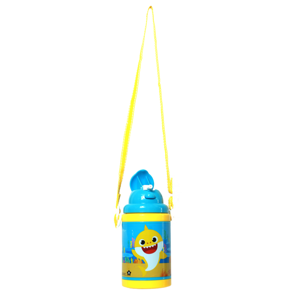 Class - Baby Shark Plastic Water Bottle - 12pcs - Blue - 460ml