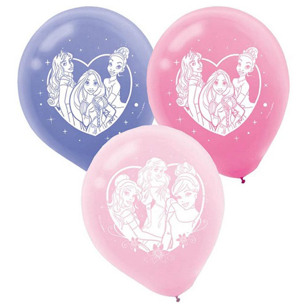 Party Centre - Disney Princess Latex Balloon 12" 6pcs