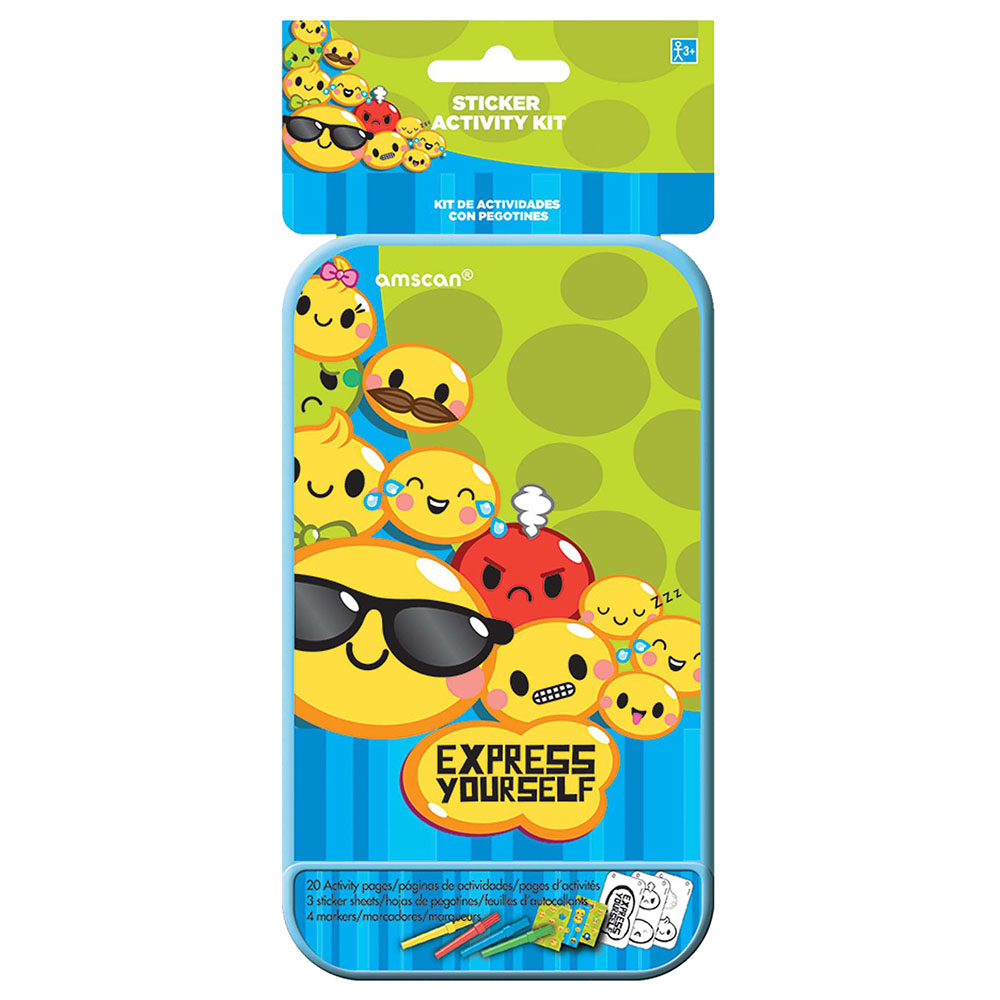 أمسكان - ملصقات الأنشطة للحفلات - Express Yourself