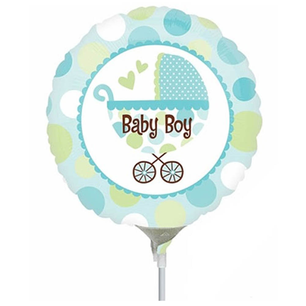 Party Centre - Baby Boy Buggy Foil Balloon