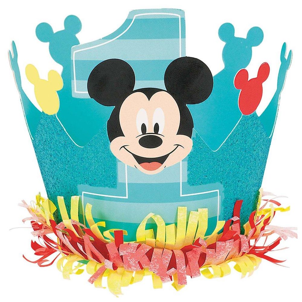 Party Centre - Mickey's Fun To Be One Paper Crown