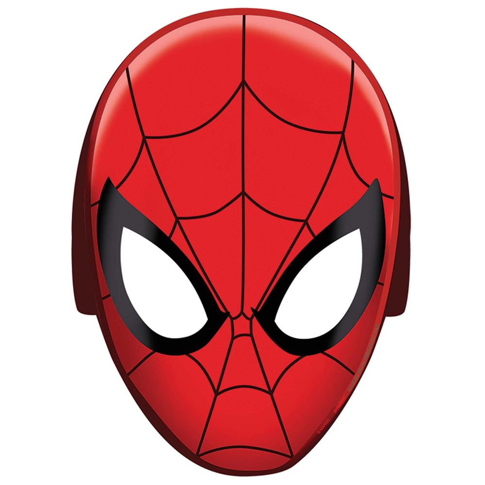 Party Centre - Spider-Man Webbed Paper Masks 8pcs