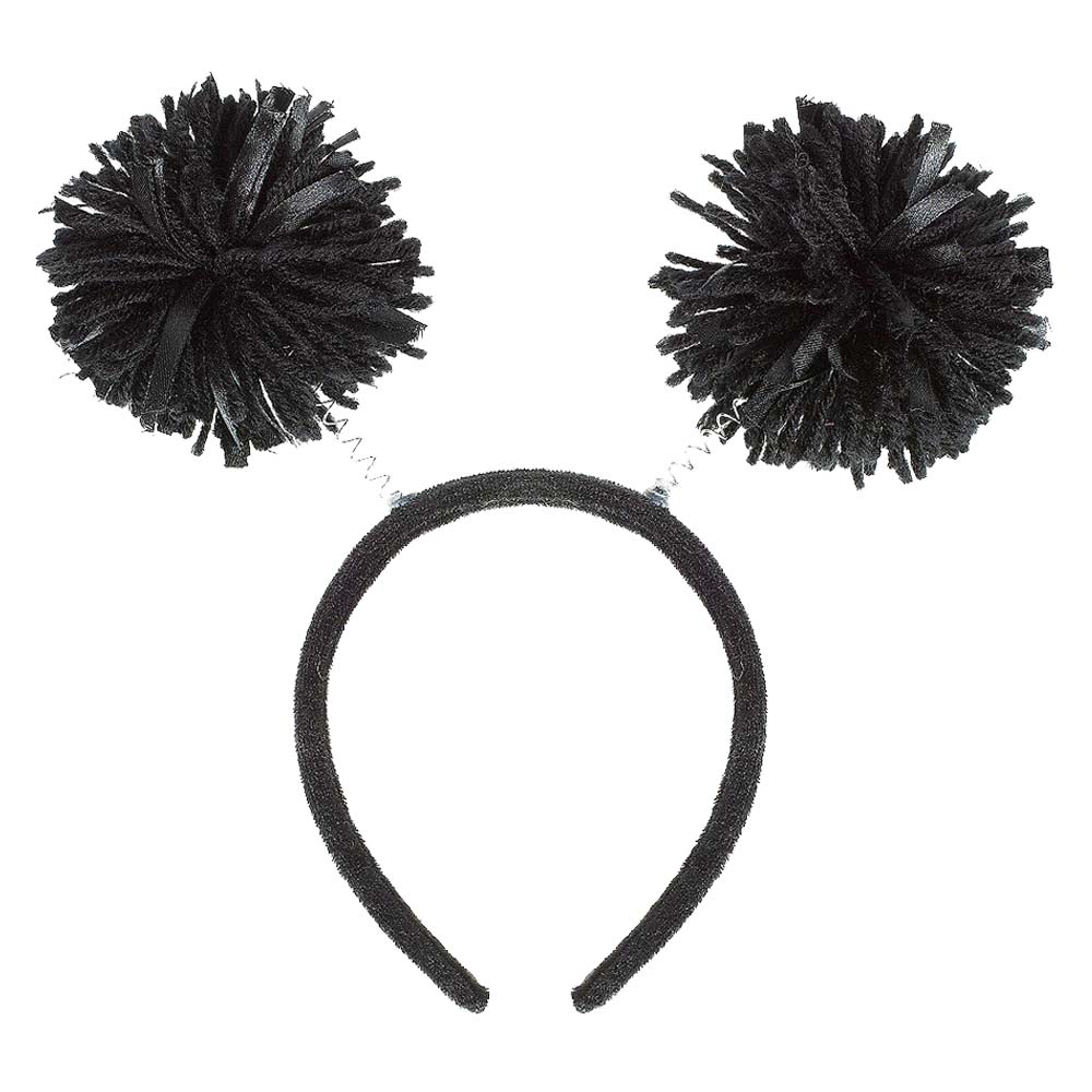 Party Centre - Pom Pom Head Bopper - Black