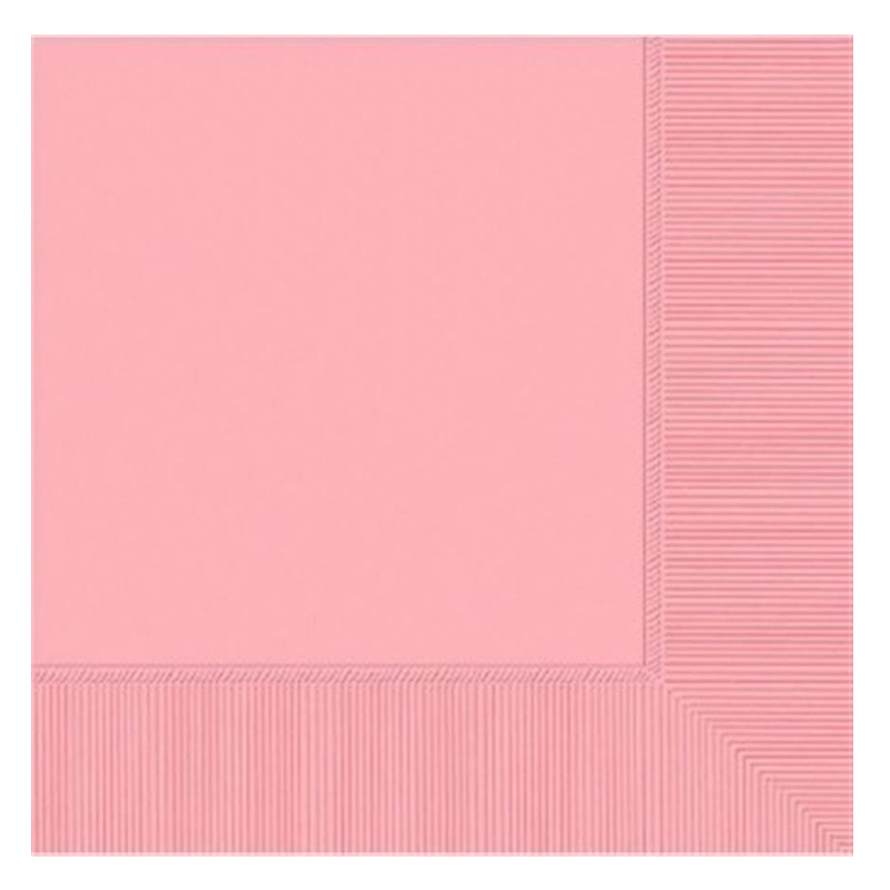 Amscan - Beverage Tissues 20pcs - New Pink