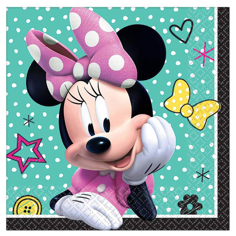 Party Centre - Minnie Happy Helpers Beverage Tissues 16pcs