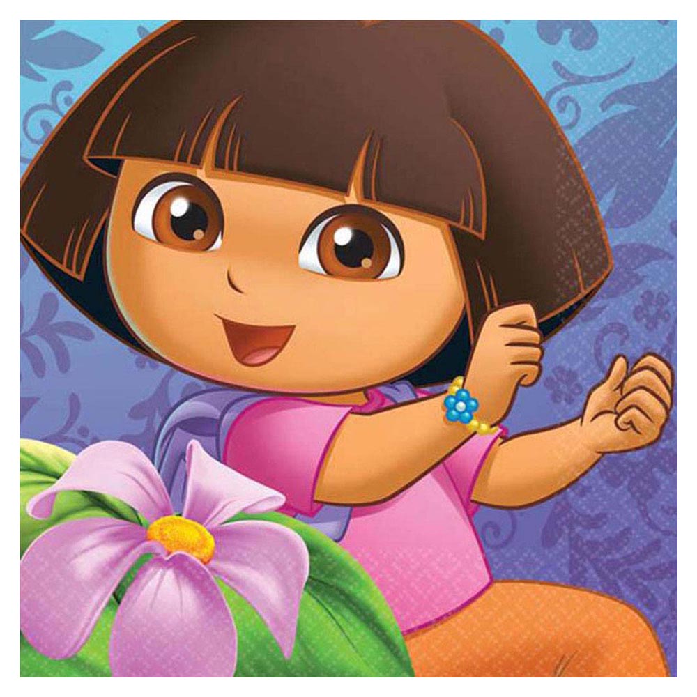 Party Centre - Dora's Flower Adventure Beverage Napkins(16pcs)