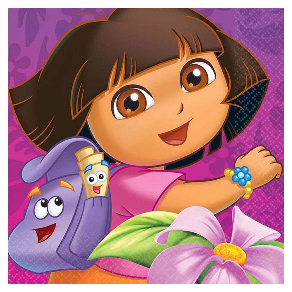 Party Centre - Dora's Flower Adventure Lunch Napkins (16pcs)