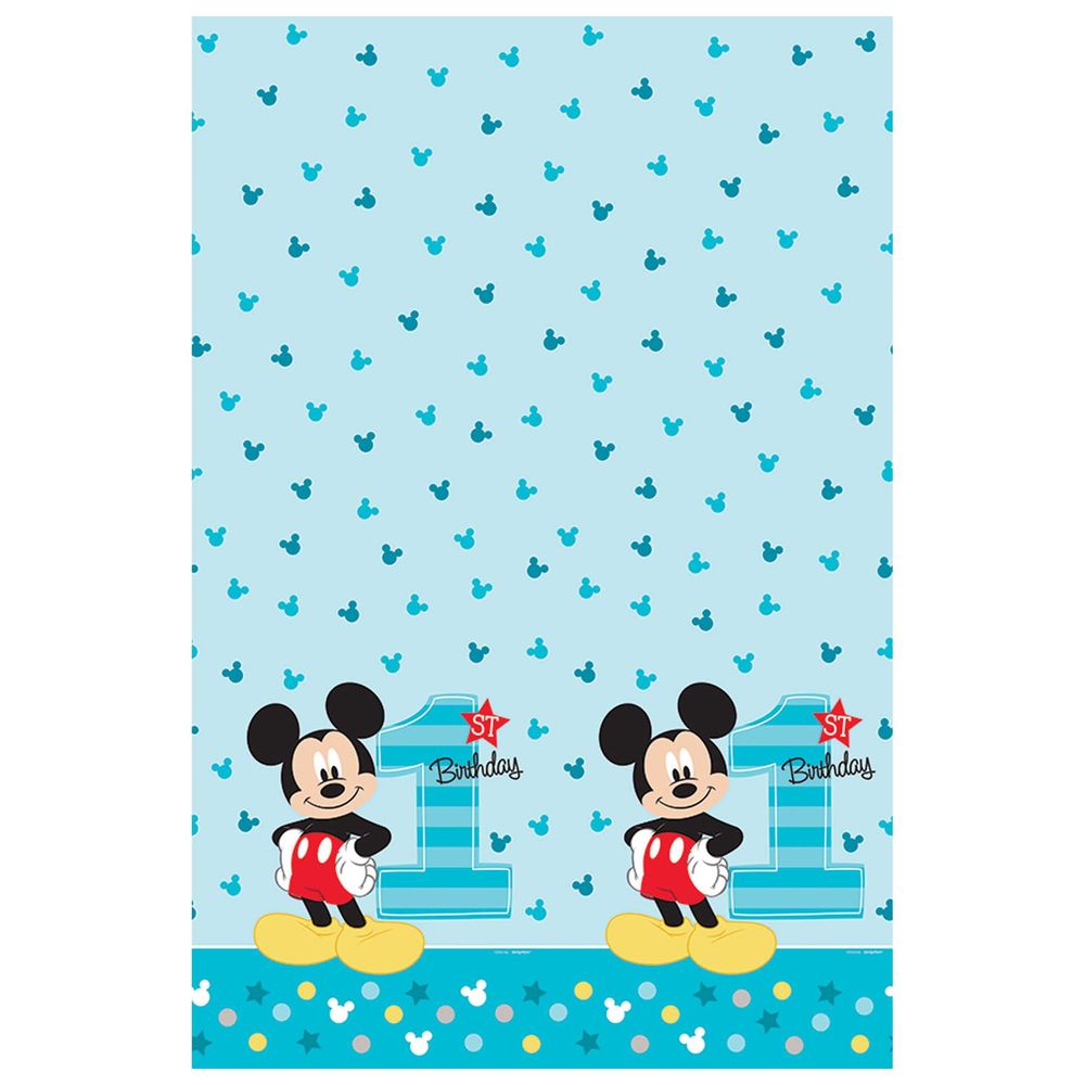 Party Centre - Mickey's Fun To Be One Plastic Tablecover