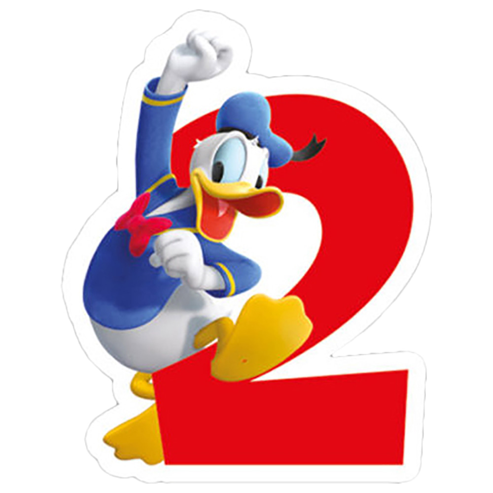 Party Centre - Playful Mickey Numeral Candle No. 2