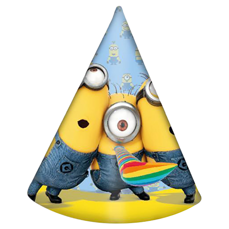 Procos - Lovely Minions Paper Cone Hats - 6pcs