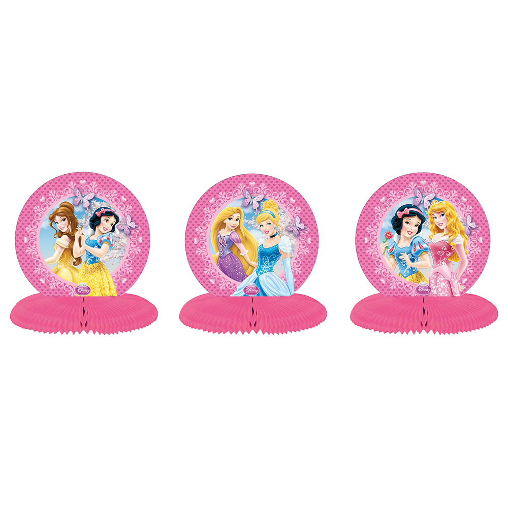Party Centre - Princess Sparkle Mini Centerpieces 3pcs-Set