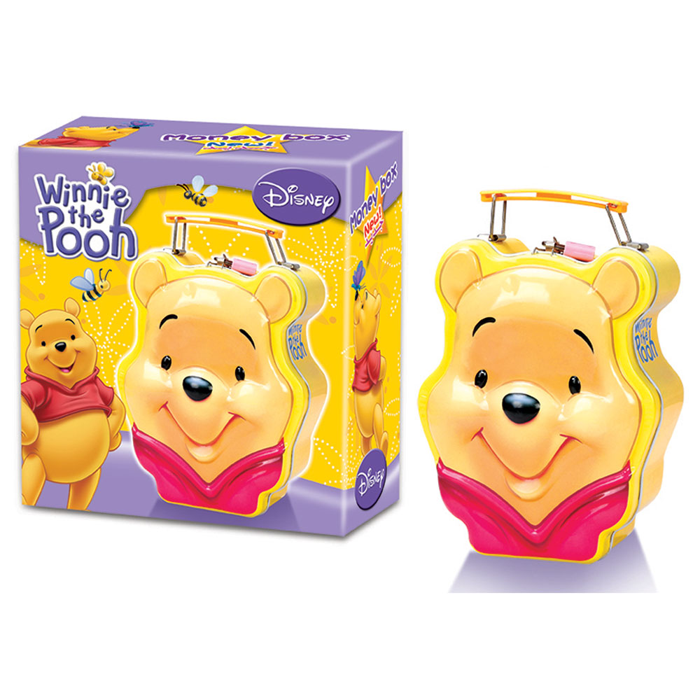 فاميلي سينتر - صندوق حفظ الأموال ويني ذا بوه - أصفر