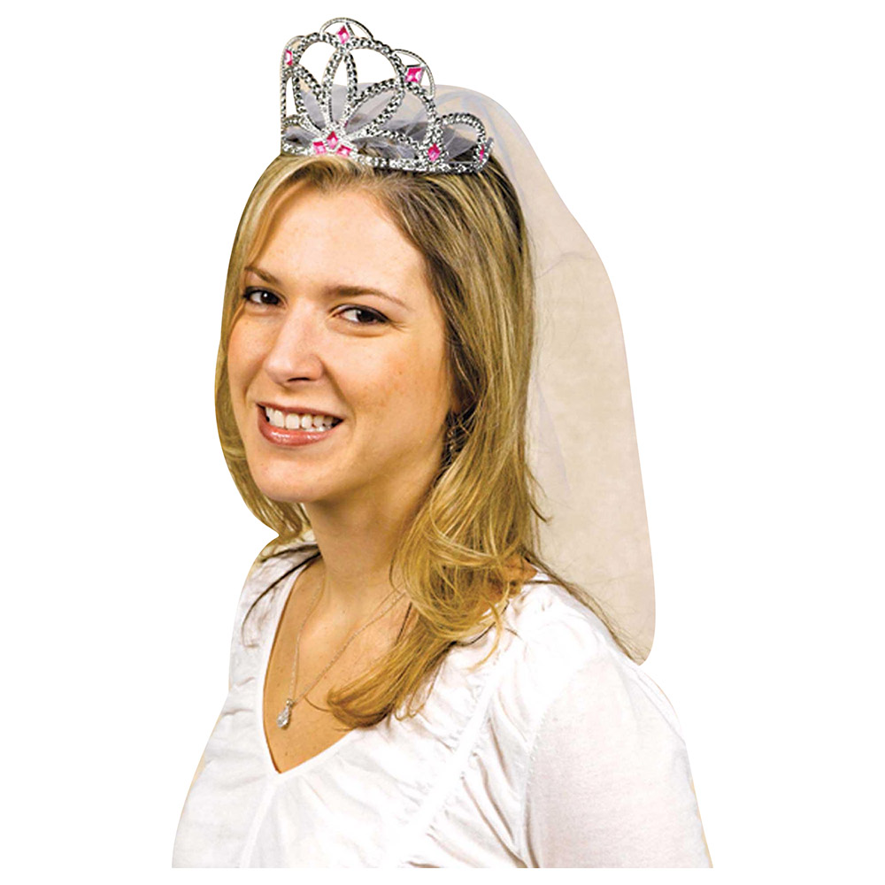 Amscan - Tiara With Veil Bachelorette