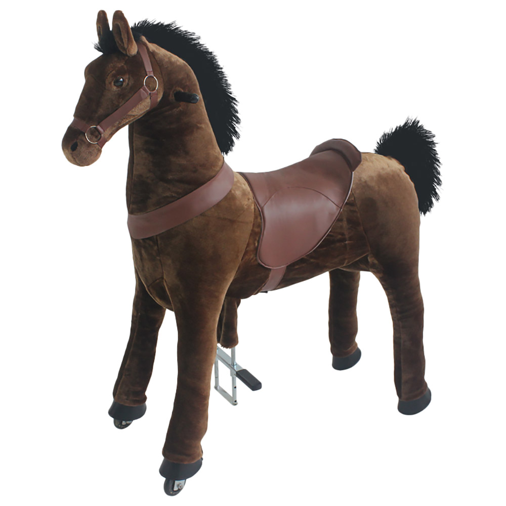 Tobys Ponycycle - Dark Brown Horse Tobys Ride-On For Kids