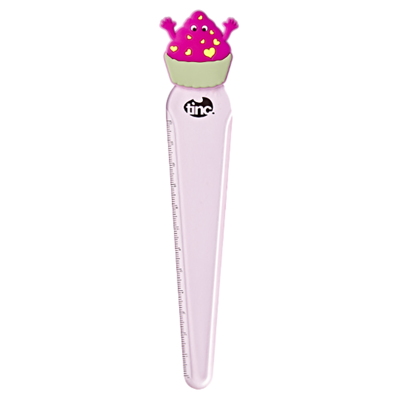 Tinc - Character Ruler - Pink - 12cm - Pink