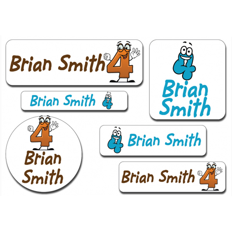 ملصقات الأسماء للكي على الملابس وملصقات مقاومة للماء 0011 من أجوبا