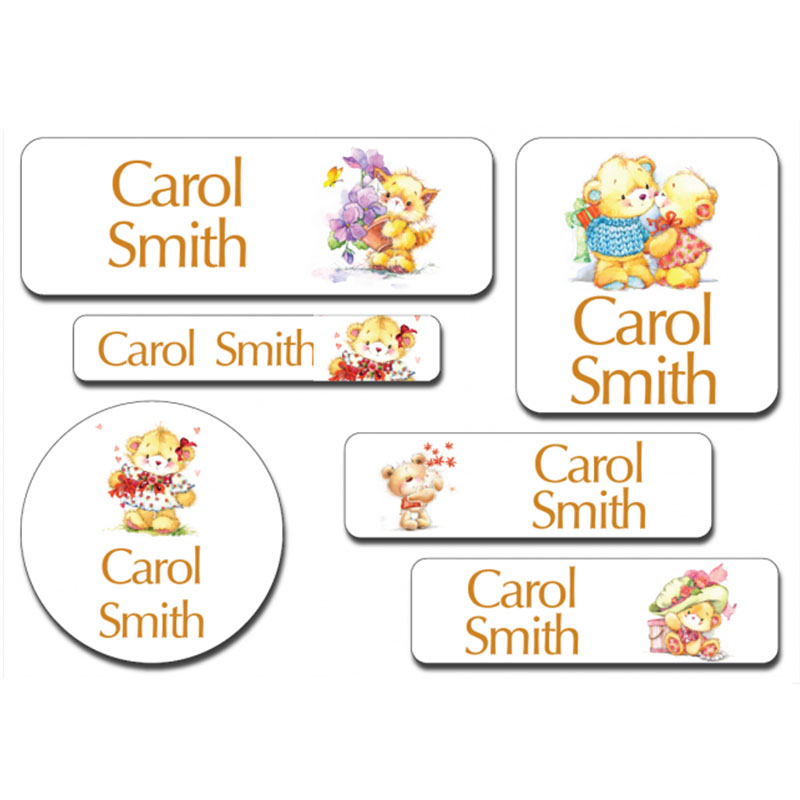 ملصقات الأسماء للكي على الملابس وملصقات مقاومة للماء 1208 من أجوبا