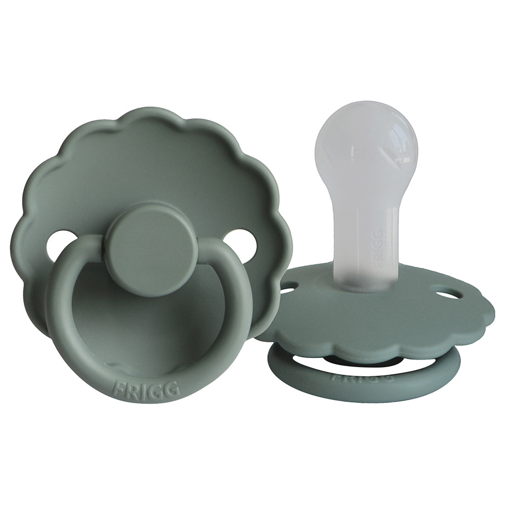 Frigg - S2 Daisy Silicone Pacifier - 6-18 Months - Lily Pad