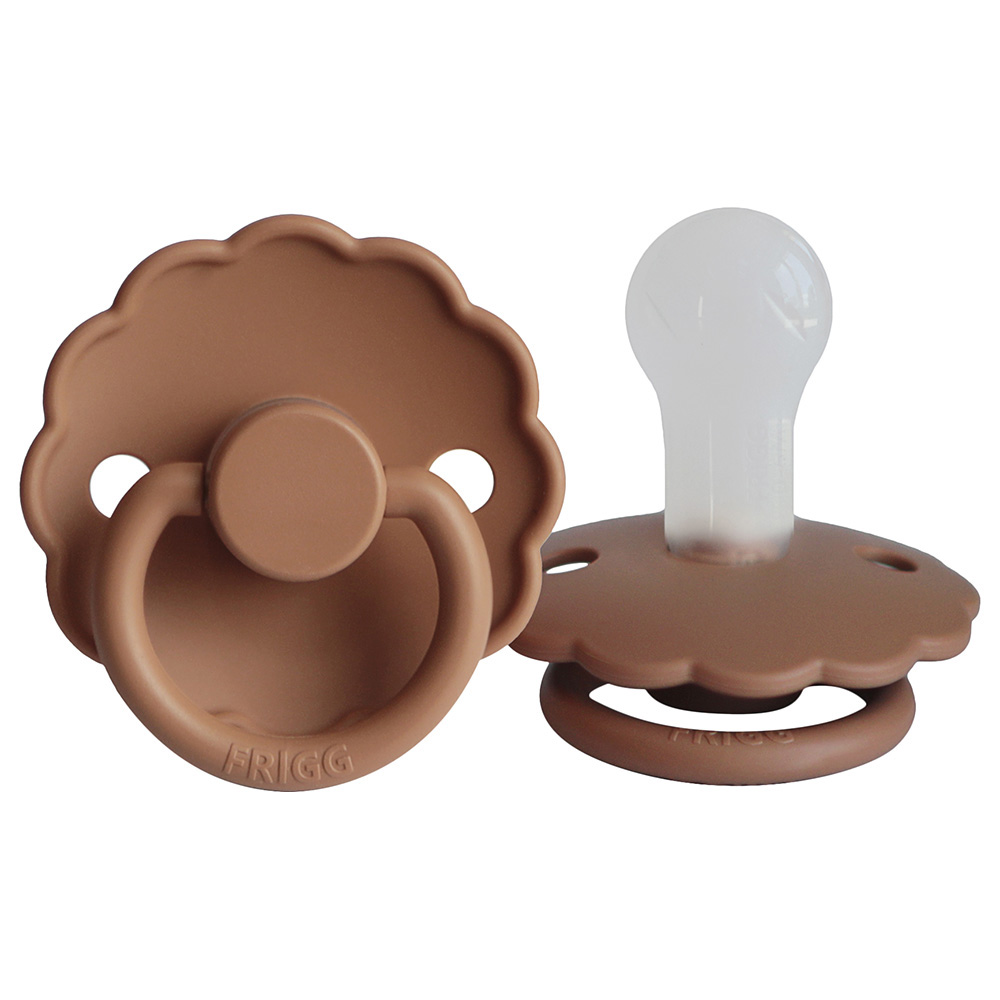 فريغ - لهاية دايزي - سيليكون - حجم 1 - 0-6 شهور - مشمشي برونز