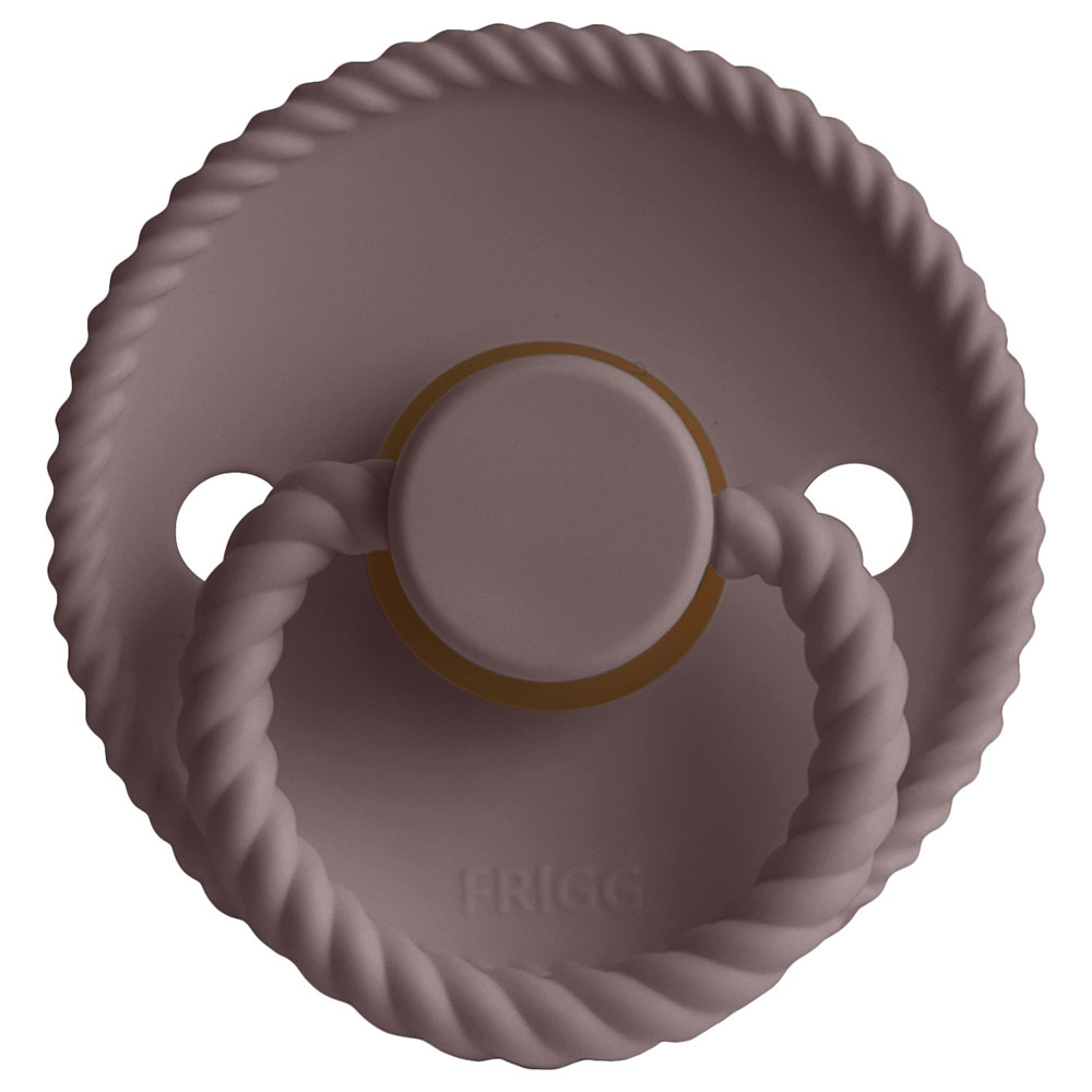 Frigg - Rope Latex Pacifier 0-6M S1 - Twilight Mauve
