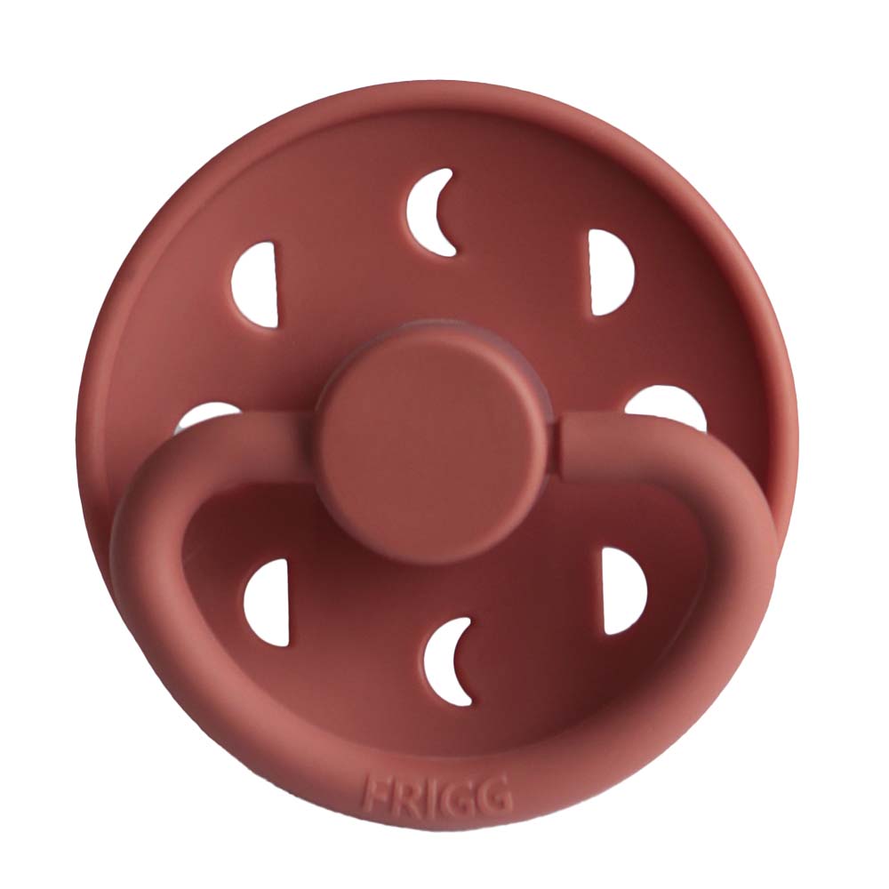 Frigg - Moon Phase Silicone Pacifier 6-18M S2 - Powder Blush