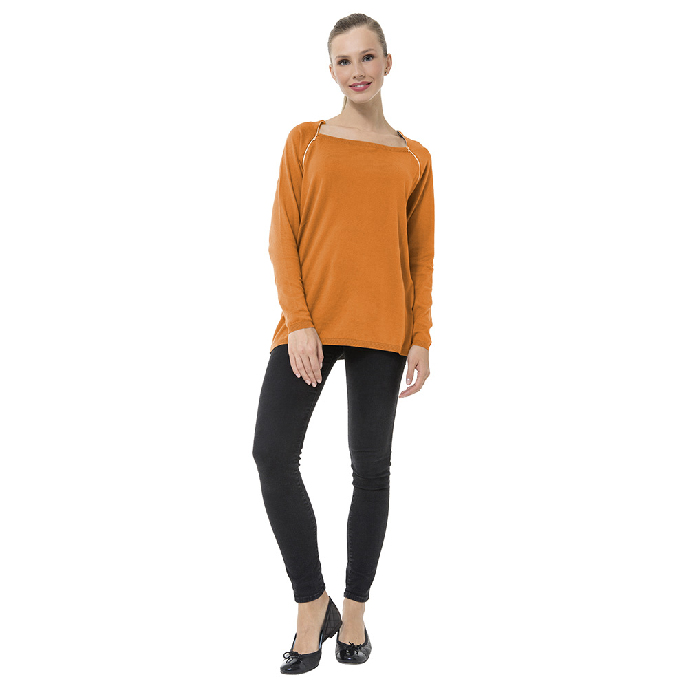 Accouchee - Discrete Orange Pregnancy/Nursing Knitwear