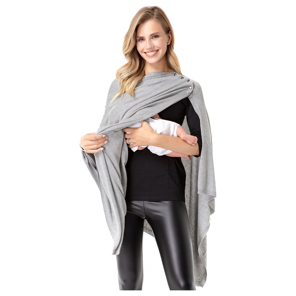 Accouchee - 4-in-1 Multipurpose Knitwear Grey