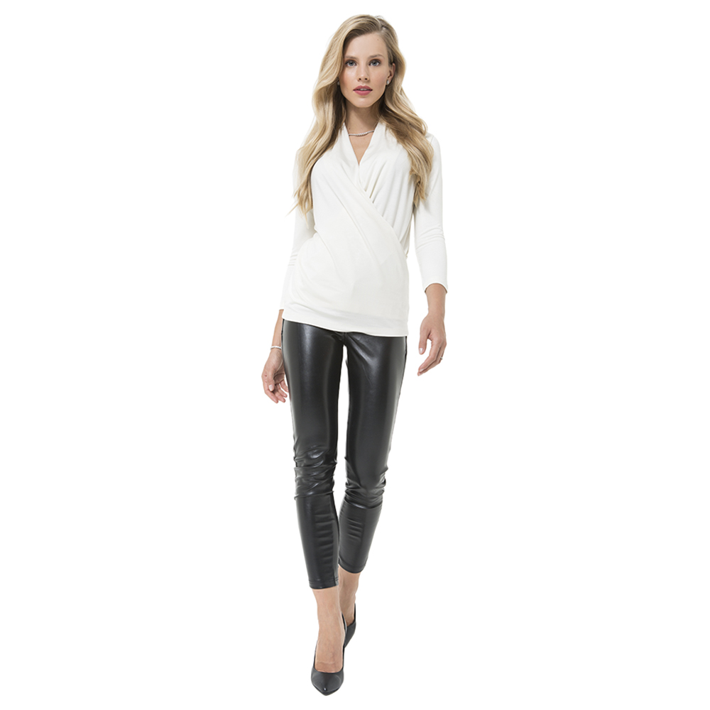 Accouchee - Pure Ecru Pregnancy/Nursing Blouse