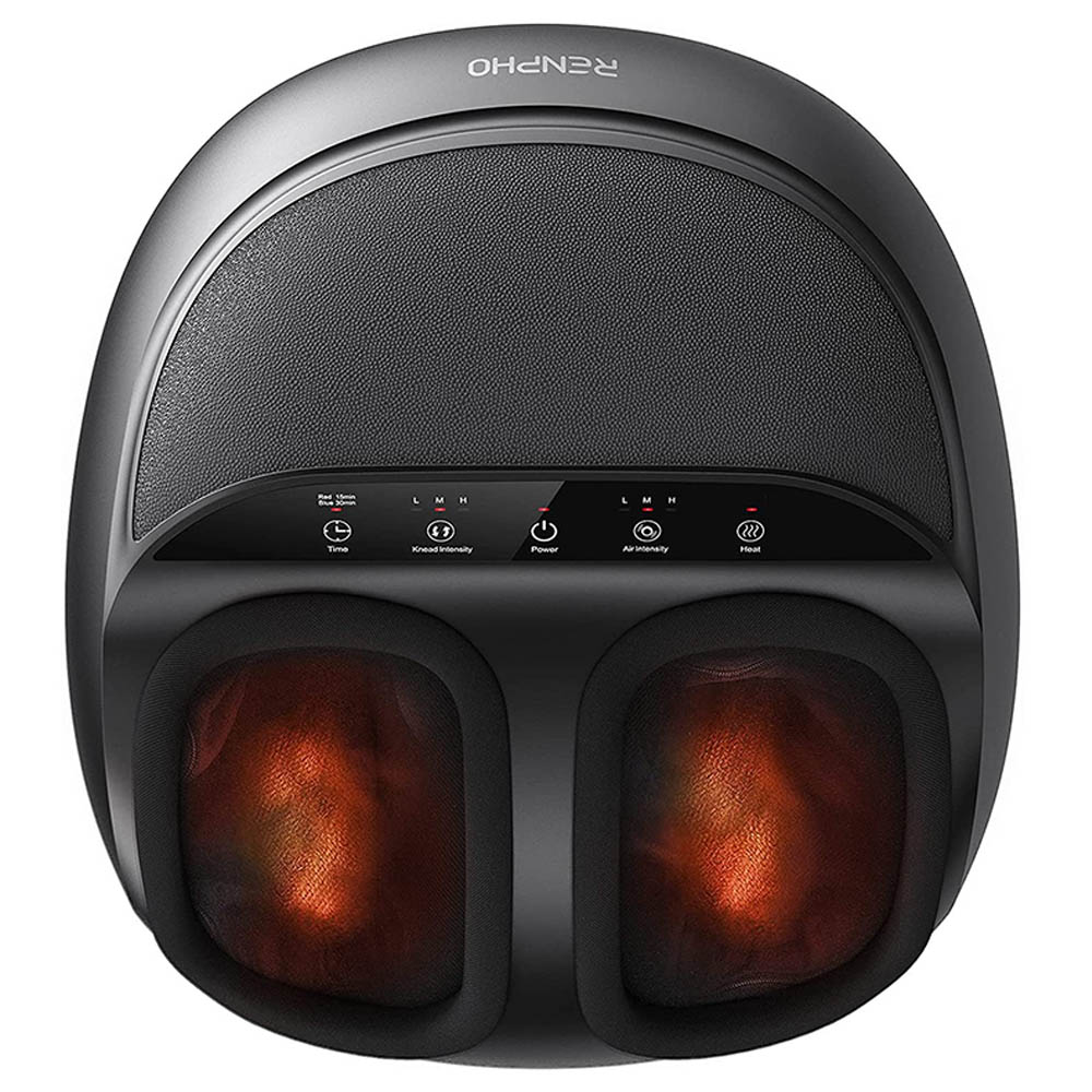 Renpho - Shiatsu Premium Foot Massager With Remote Control - Black