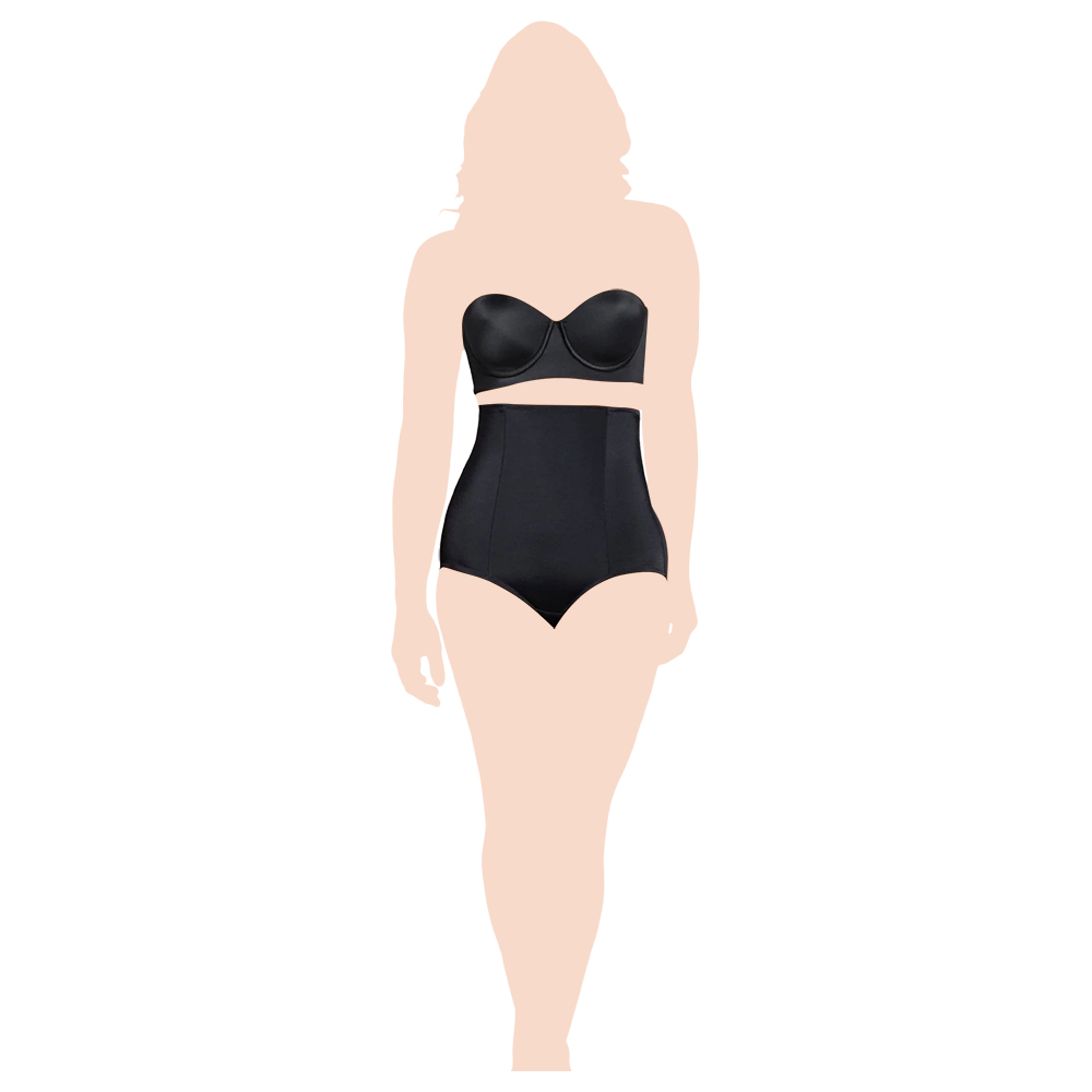 Mums & Bumps - Leonisa High-Waisted Girdle with Butt Lifter - Black