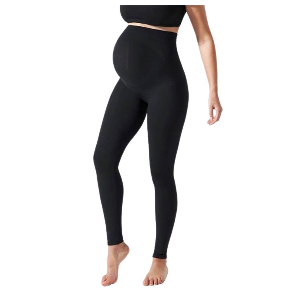 Mums & Bumps - Maternity Belly Support Leggings - Black