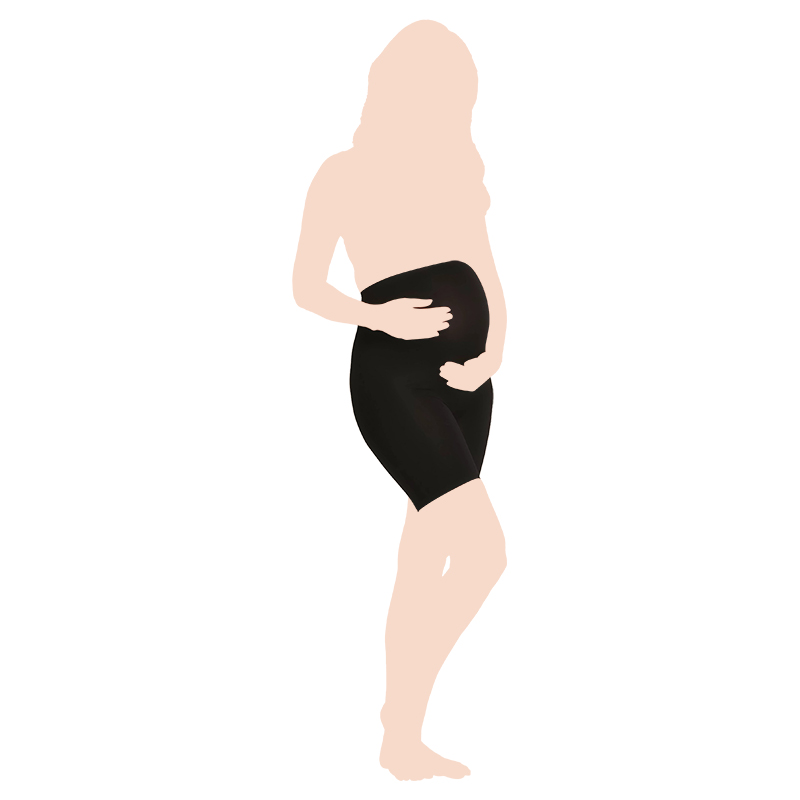 Mums & Bumps - Mamsy Maternity Support Shorts - Black