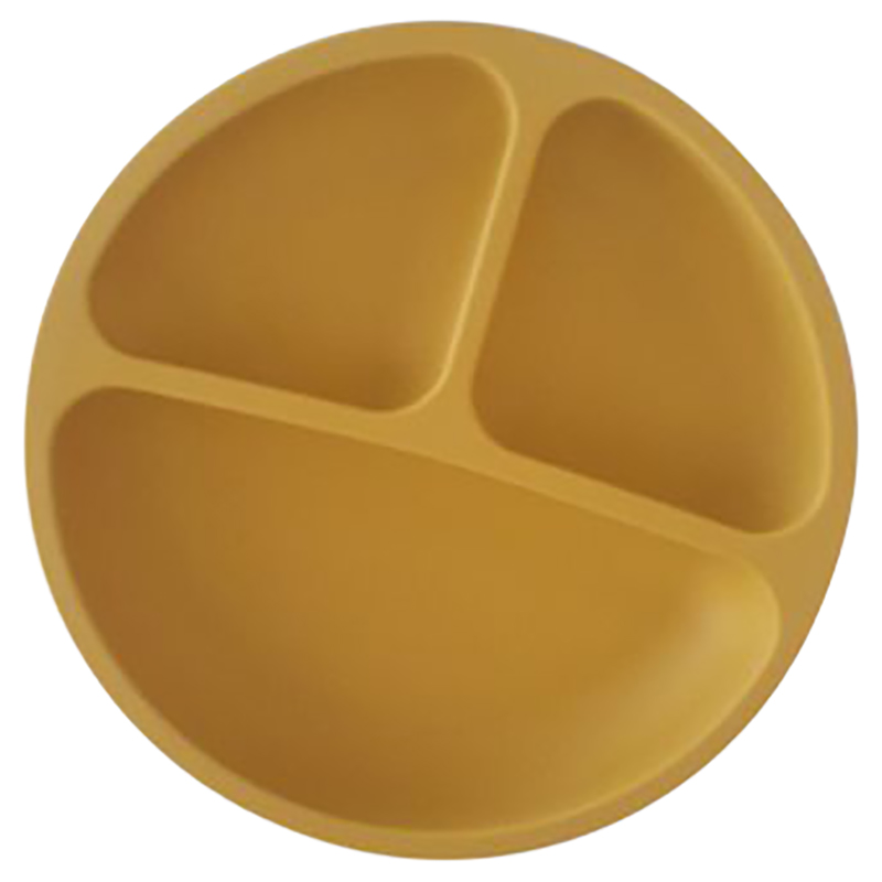Dove and Dovelet Silicone Divided Plate - Marigold