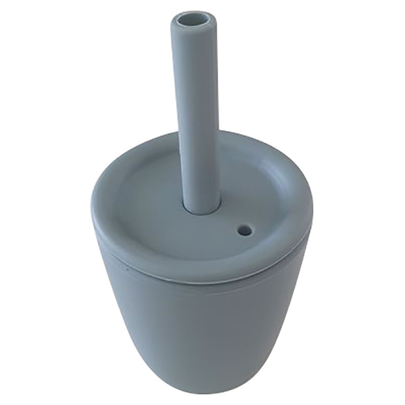 Dove and Dovelet - Silicone Cup with Straw Lid - Ether Blue