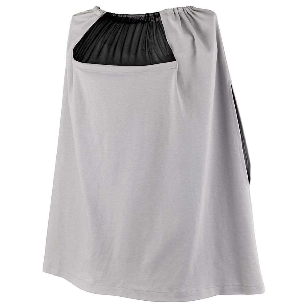 Babyjem - Breast Feeding with Tulle Cover - Grey