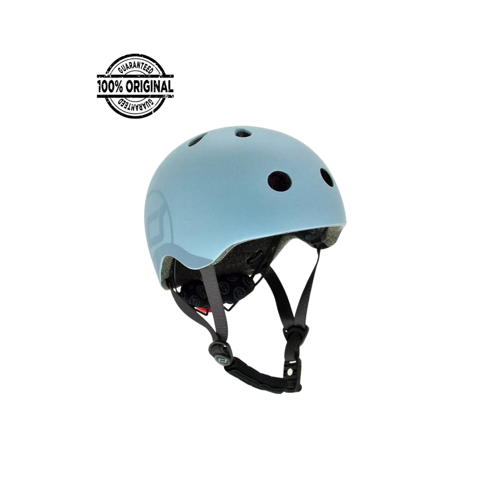 Scoot & Ride Kid Helmet – Steel – S-M