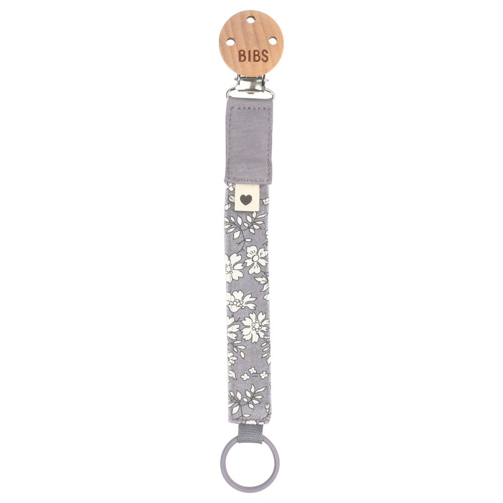 Bibs - Liberty Pacifier Clip Capel - Fossil Grey