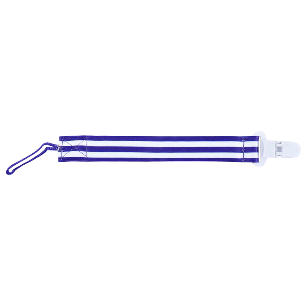 Pixie Pacifier Holder - Navy Stripe Print