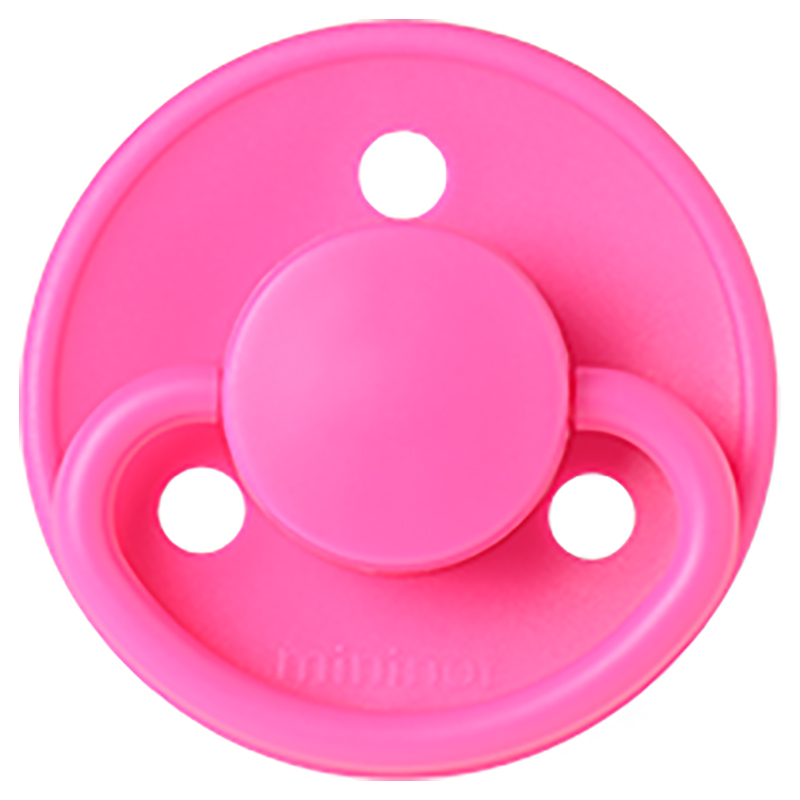 Mininor - Silicone Pacifier 0m - Bubblegum - 2 pc