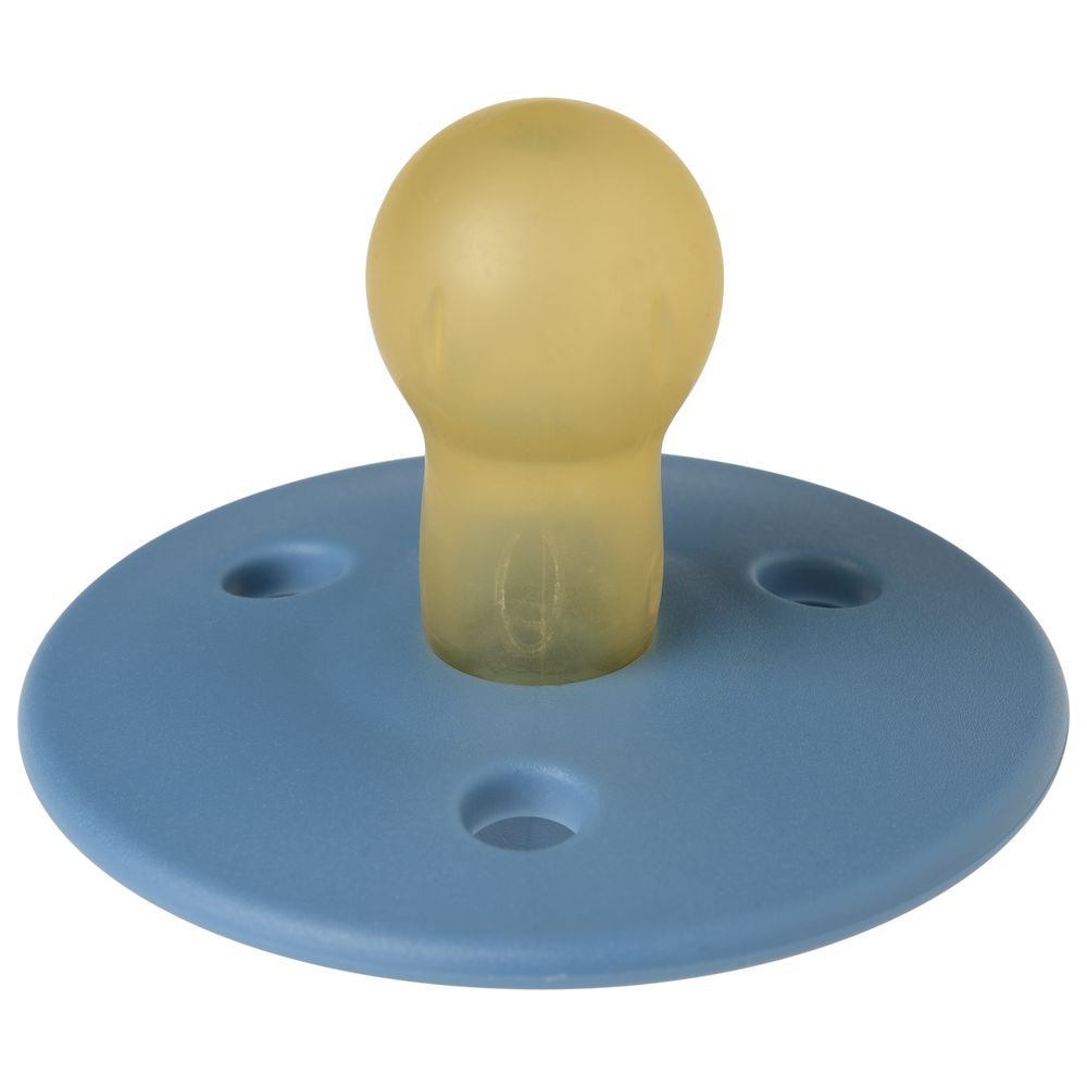 Mininor - Round Pacifier Latex - 0M+ - Blue Whale
