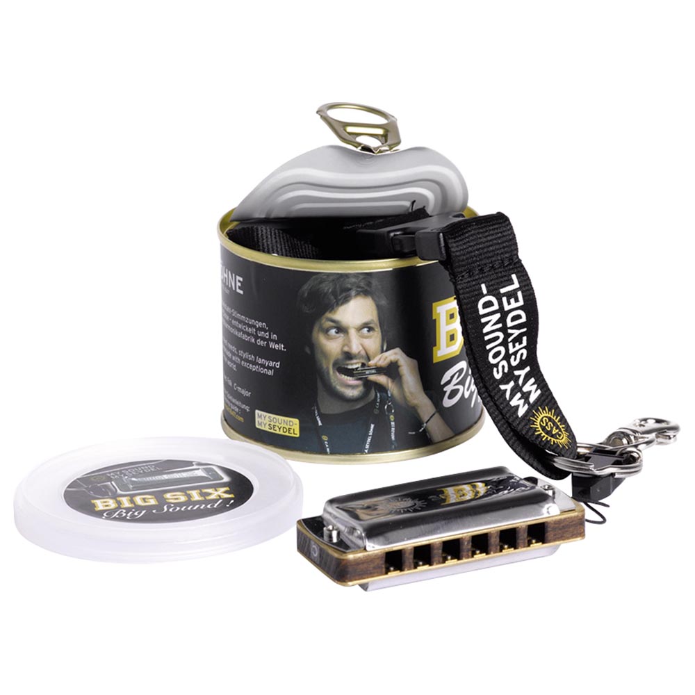 Seydel - Big Six Blues Classic C Key Harmonica with Lanyard