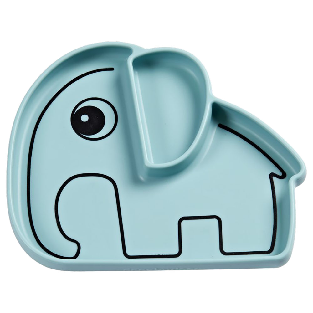 دان باي دير - صحن سيليكون قابل للتثبيت - إلفي - أزرق