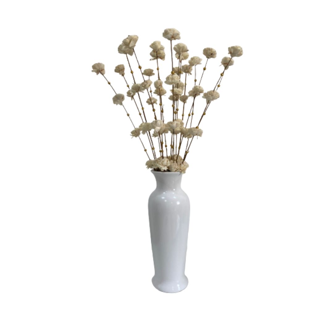 Eco Flowers - Coco Flowers Vase Filler - Yellow-White