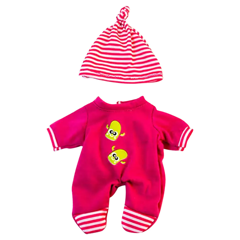 Miniland - Cold Weather Pyjama For Doll - 21cm - Pink