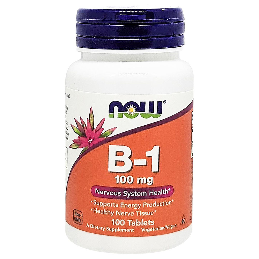 Now Foods - Vitamin B-1 100Mg 100 Tablets
