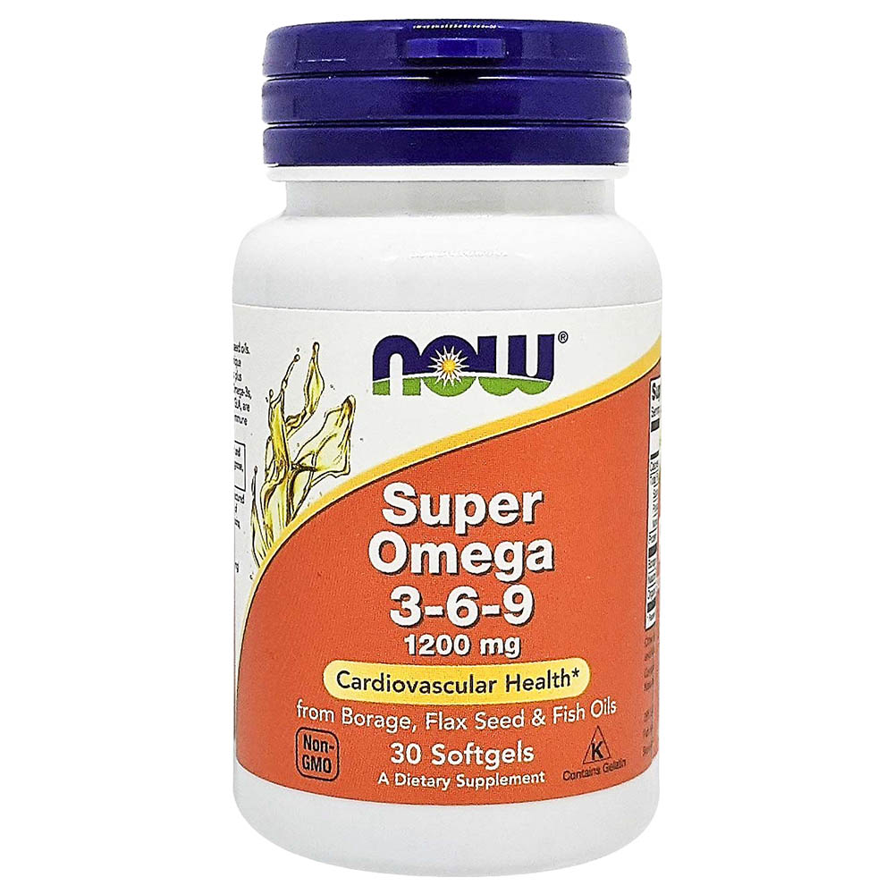 Now Foods - Super Omega 3-6-9 1200 mg 30 Softgels