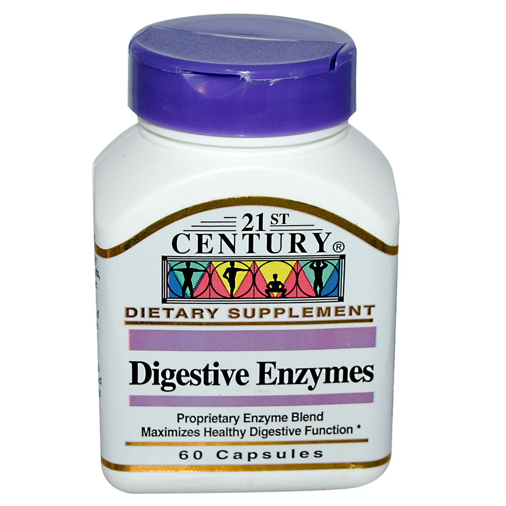 21st Century - Digestive Enzyme Caps 60 Count