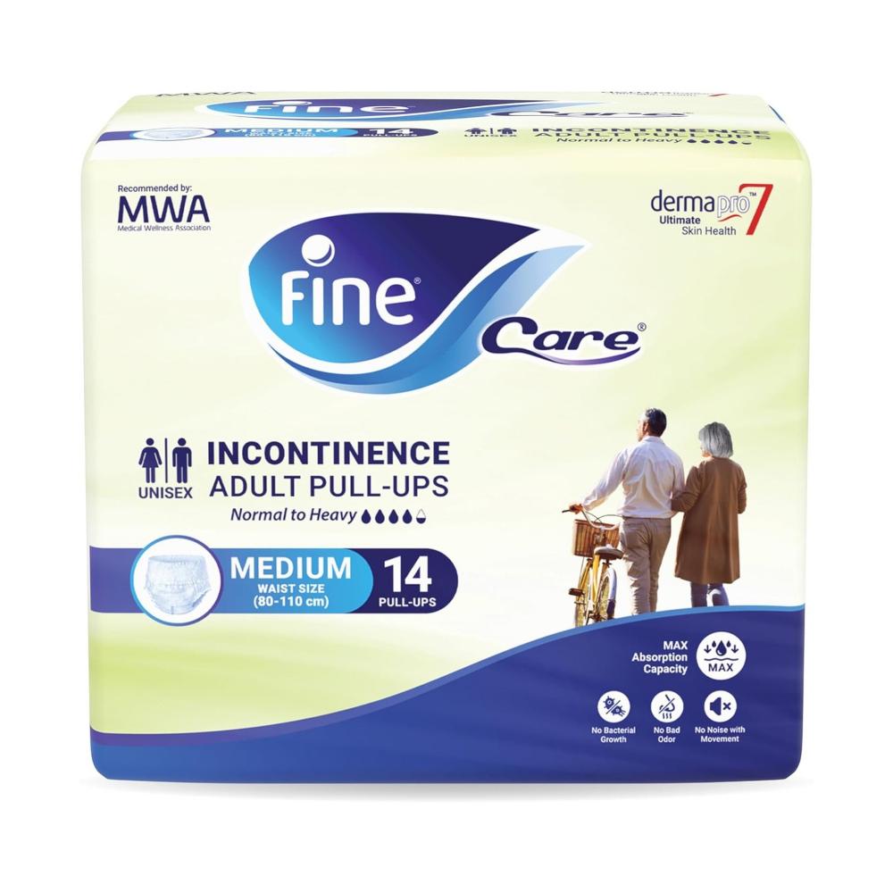 Fine Care Incontinence Unisex Pull-Ups Waist (80 - 110cm) Medium 14pcs